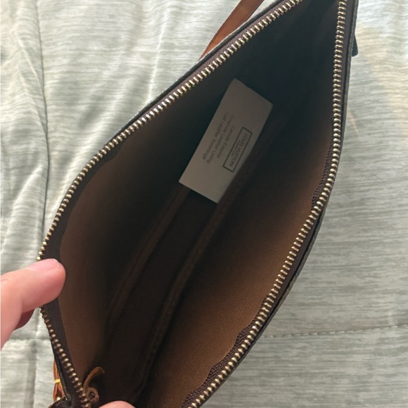 Louis Vuitton Brown Monogram Wristlet with Red Cherry Accent - Picture 7 of 7